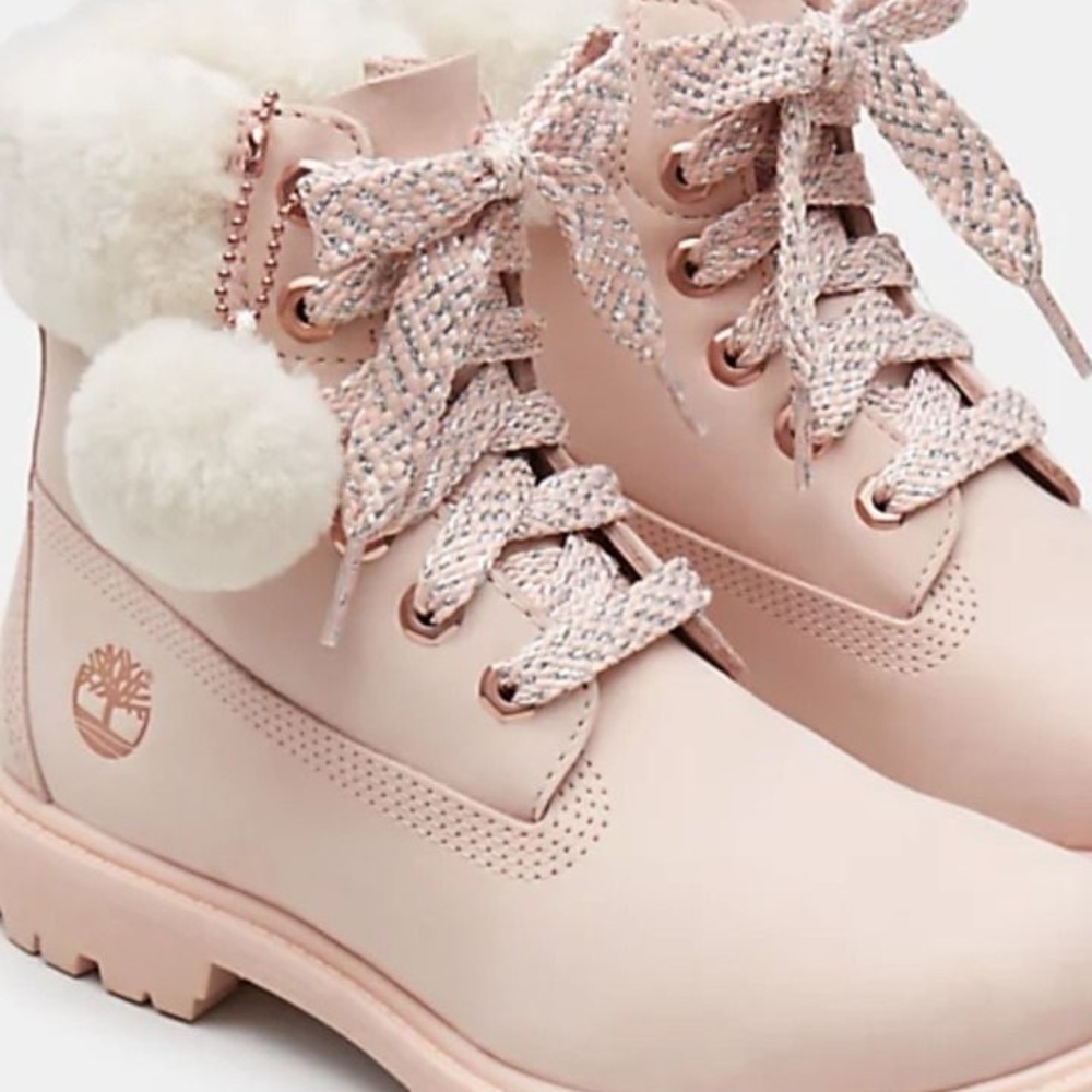 Women’s Pink Timberland boots (size 8.5)